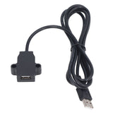1.5M USB Charging Socket Multipurpose Home Bedside Sofa Reclining Chair Clamp in USB Charging Extension Cable 5V 2A - Front View
