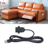 1.5M USB Charging Socket Multipurpose Home Bedside Sofa Reclining Chair Clamp in USB Charging Extension Cable 5V 2A