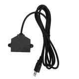Dual USB Charging Socket with 1.5m Cable 5V 1A Multipurpose for Phone Tablet Camera - Close-Up Angle