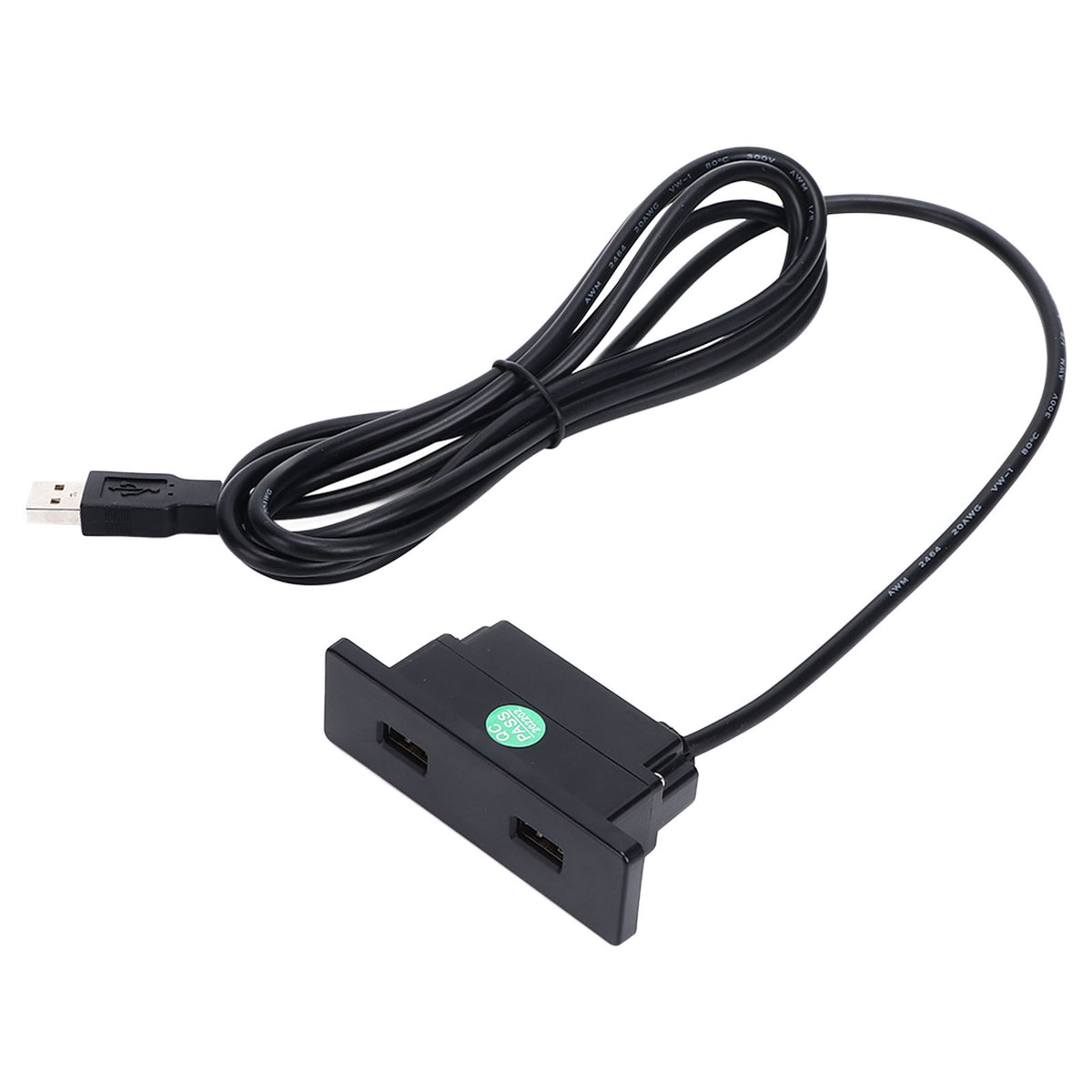 Recessed USB Power Strip Outlet 5V 2.5meter Dual USB Ports Charging Sofa Socket ABS Embedded USB Charging Socket for Phone