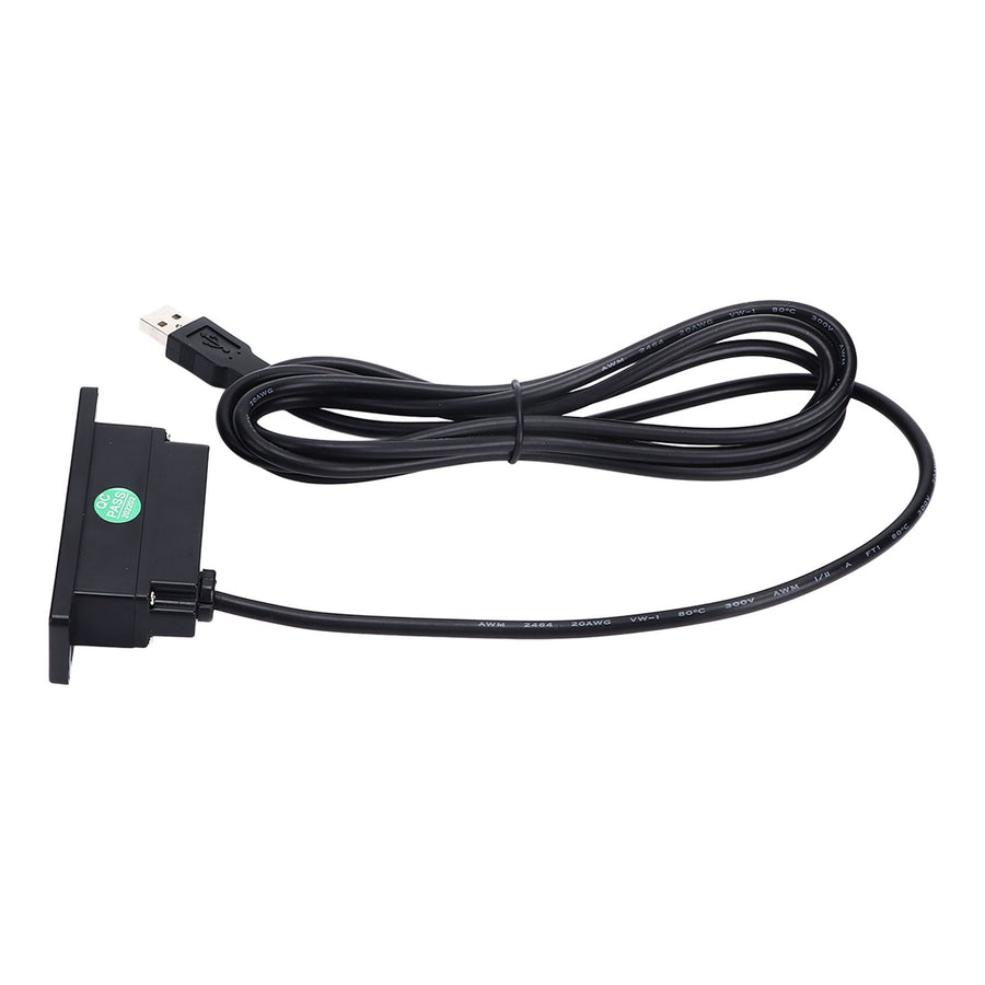 Recessed USB Power Strip Outlet 5V 2.5meter Dual USB Ports Charging Sofa Socket ABS Embedded USB Charging Socket for Phone