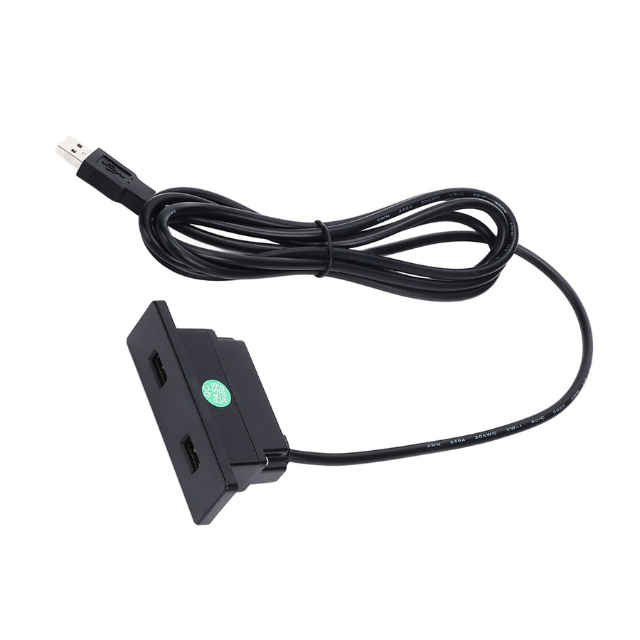 Recessed USB Power Strip Outlet 5V 2.5meter Dual USB Ports Charging Sofa Socket ABS Embedded USB Charging Socket for Phone