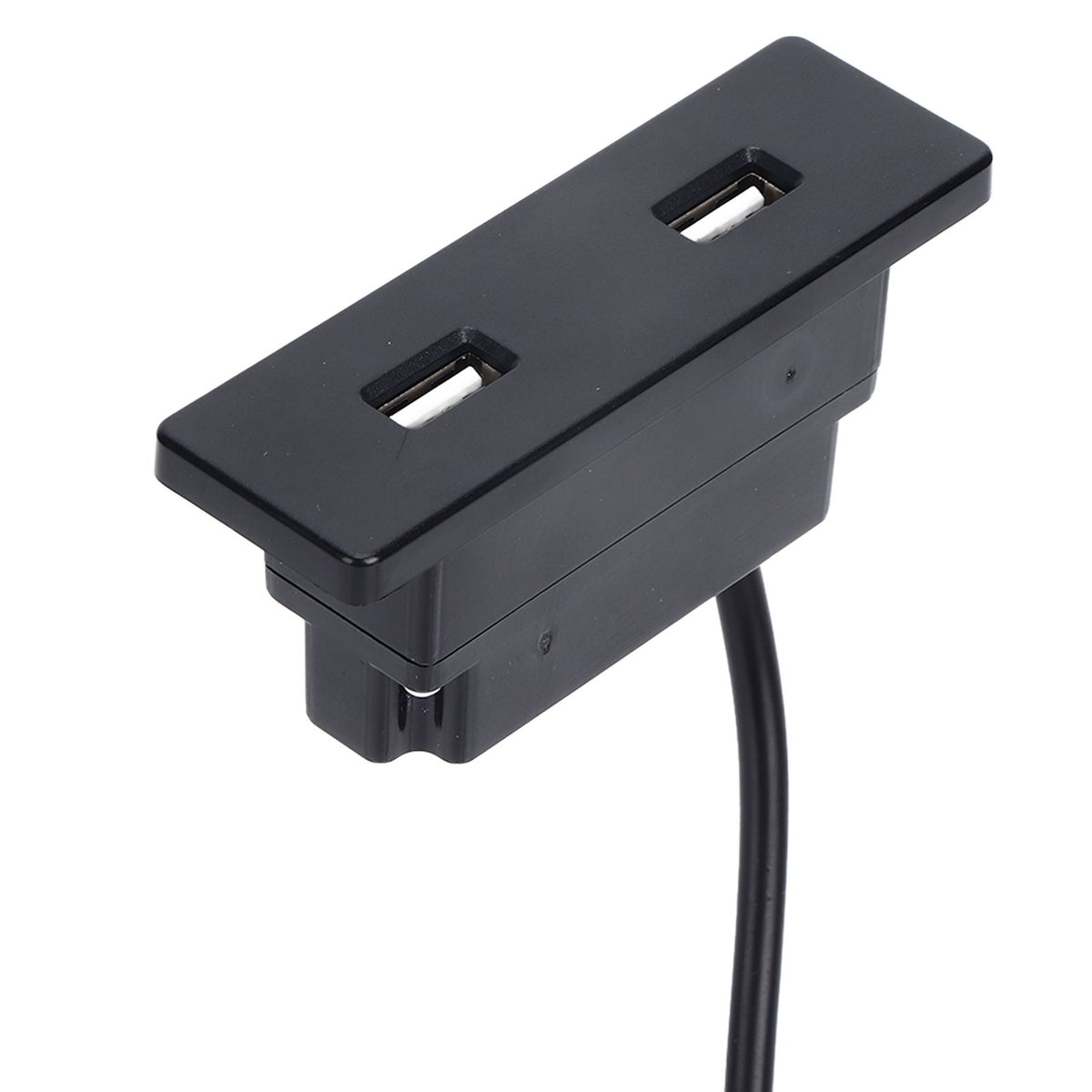 Recessed USB Power Strip Outlet 5V 2.5meter Dual USB Ports Charging Sofa Socket ABS Embedded USB Charging Socket for Phone