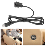 Recessed USB Charging Grommet Good Protection Fast Charge Embedded Installation 5V Desk USB Power Grommet for Sofa Phone