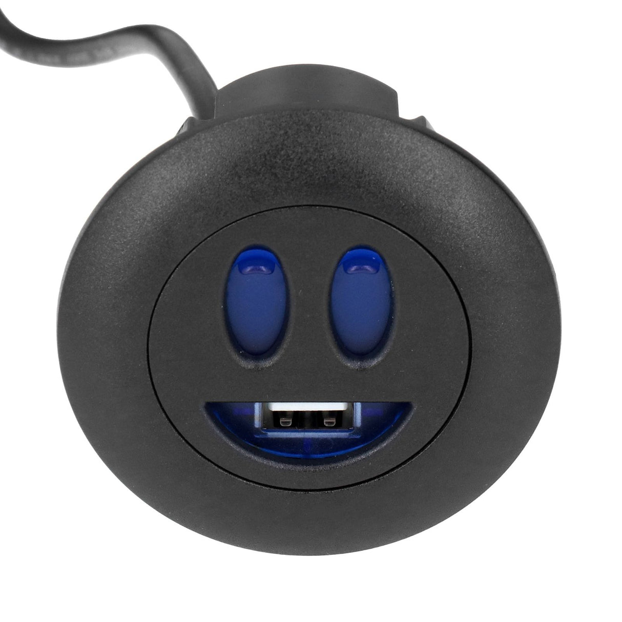 5V USB Charging Socket Outlet with 2.5m/8.2ft Power Cord Embedded Installation for Home Bedside Sofa Recliner