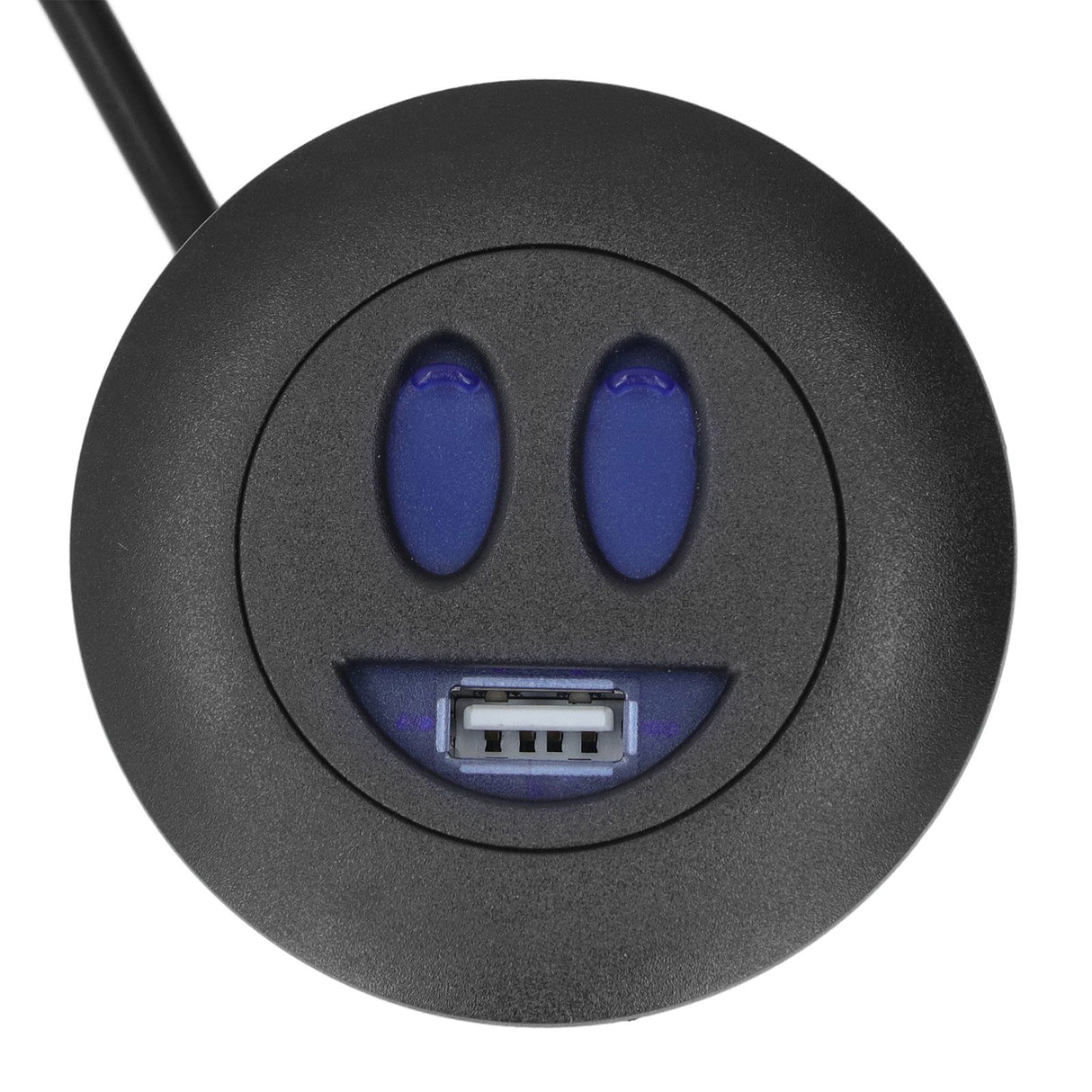 5V USB Charging Socket Outlet with 2.5m/8.2ft Power Cord Embedded Installation for Home Bedside Sofa Recliner