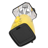 LED Camping Lantern Solar Hand Crank Battery Charging Adjustable Brightness 8 LEDs Support FM AM Function LED Lantern