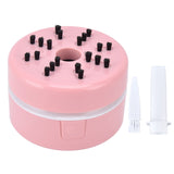 Desktop Dust Collector Table Dust Cleaner USB Charging Portable Mini Dust Catcher for Office HouseholdPink - Front View