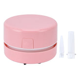 Desktop Dust Collector Table Dust Cleaner USB Charging Portable Mini Dust Catcher for Office HouseholdPink