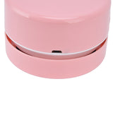 Desktop Dust Collector Table Dust Cleaner USB Charging Portable Mini Dust Catcher for Office HouseholdPink - Extra Image