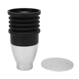 60g Grinder Blowing Bean Bin Aluminium Alloy Coffee Grinder Cleaning Tool for Eureka MignonSilver - 45-Degree Angle