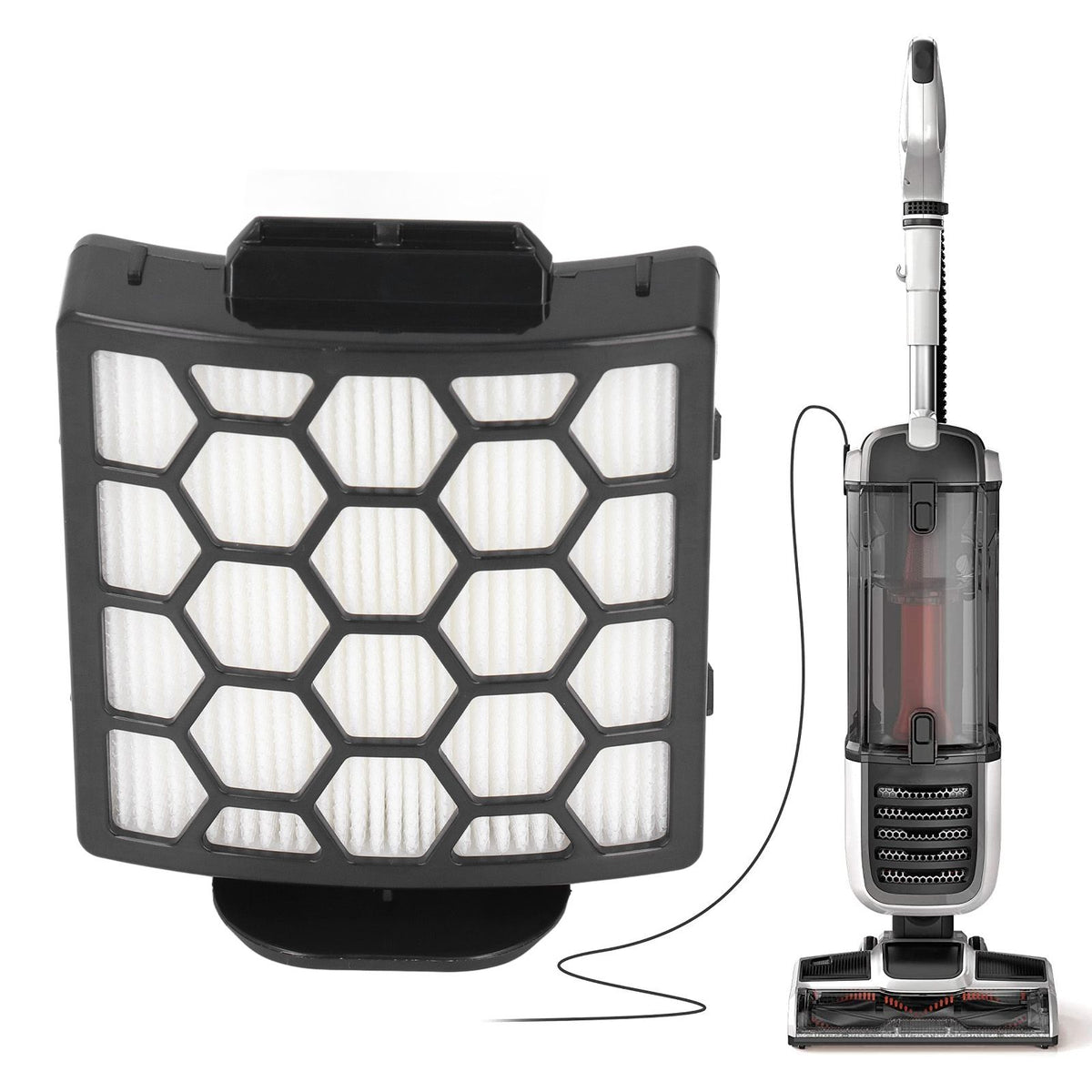 Vacuum Claner Filter Washable Vacuum Filter Replacement for Shark Navigator ZU60 NV255 NV251