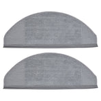 2Pcs Robot Vacuum Replacement Mopping Cloths Strong Water Absorption Soft Microfiber Washable Replacement Mopping Cloths