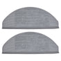 2Pcs Robot Vacuum Replacement Mopping Cloths Strong Water Absorption Soft Microfiber Washable Replacement Mopping Cloths