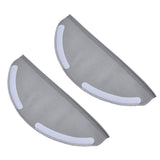 2Pcs Robot Vacuum Replacement Mopping Cloths Strong Water Absorption Soft Microfiber Washable Replacement Mopping Cloths - Front View
