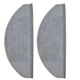2Pcs Robot Vacuum Replacement Mopping Cloths Strong Water Absorption Soft Microfiber Washable Replacement Mopping Cloths