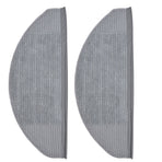 2Pcs Robot Vacuum Replacement Mopping Cloths Strong Water Absorption Soft Microfiber Washable Replacement Mopping Cloths