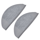 2Pcs Robot Vacuum Replacement Mopping Cloths Strong Water Absorption Soft Microfiber Washable Replacement Mopping Cloths