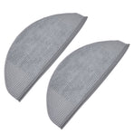 2Pcs Robot Vacuum Replacement Mopping Cloths Strong Water Absorption Soft Microfiber Washable Replacement Mopping Cloths