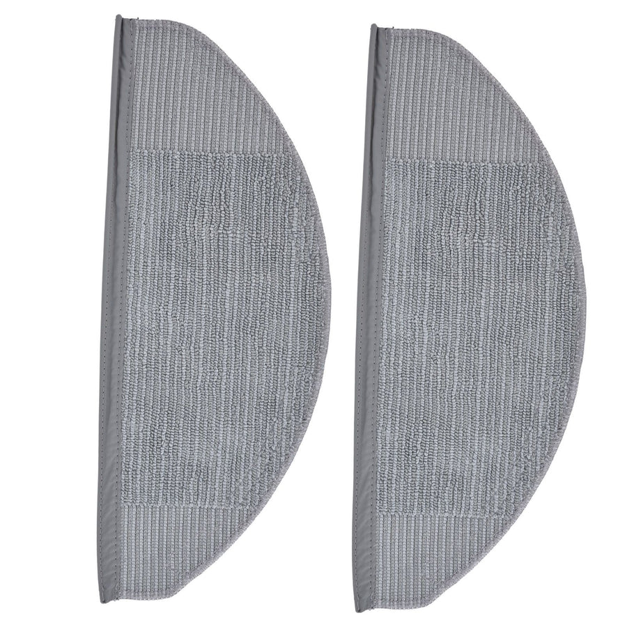 2Pcs Robot Vacuum Replacement Mopping Cloths Strong Water Absorption Soft Microfiber Washable Replacement Mopping Cloths