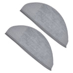 2Pcs Robot Vacuum Replacement Mopping Cloths Strong Water Absorption Soft Microfiber Washable Replacement Mopping Cloths