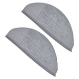 2Pcs Robot Vacuum Replacement Mopping Cloths Strong Water Absorption Soft Microfiber Washable Replacement Mopping Cloths - Rear View
