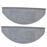 2Pcs Robot Vacuum Replacement Mopping Cloths Strong Water Absorption Soft Microfiber Washable Replacement Mopping Cloths - Close-Up Angle