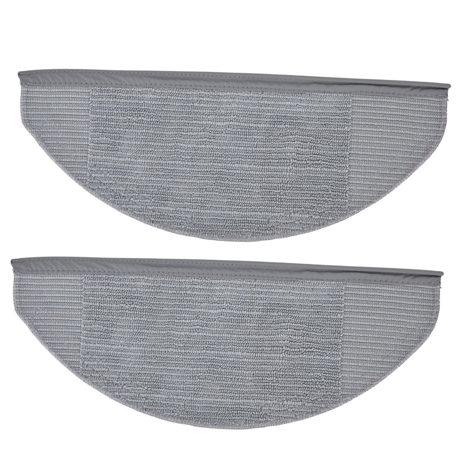2Pcs Robot Vacuum Replacement Mopping Cloths Strong Water Absorption Soft Microfiber Washable Replacement Mopping Cloths