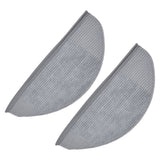 2Pcs Robot Vacuum Replacement Mopping Cloths Strong Water Absorption Soft Microfiber Washable Replacement Mopping Cloths - Low Angle
