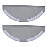 2Pcs Robot Vacuum Replacement Mopping Cloths Strong Water Absorption Soft Microfiber Washable Replacement Mopping Cloths
