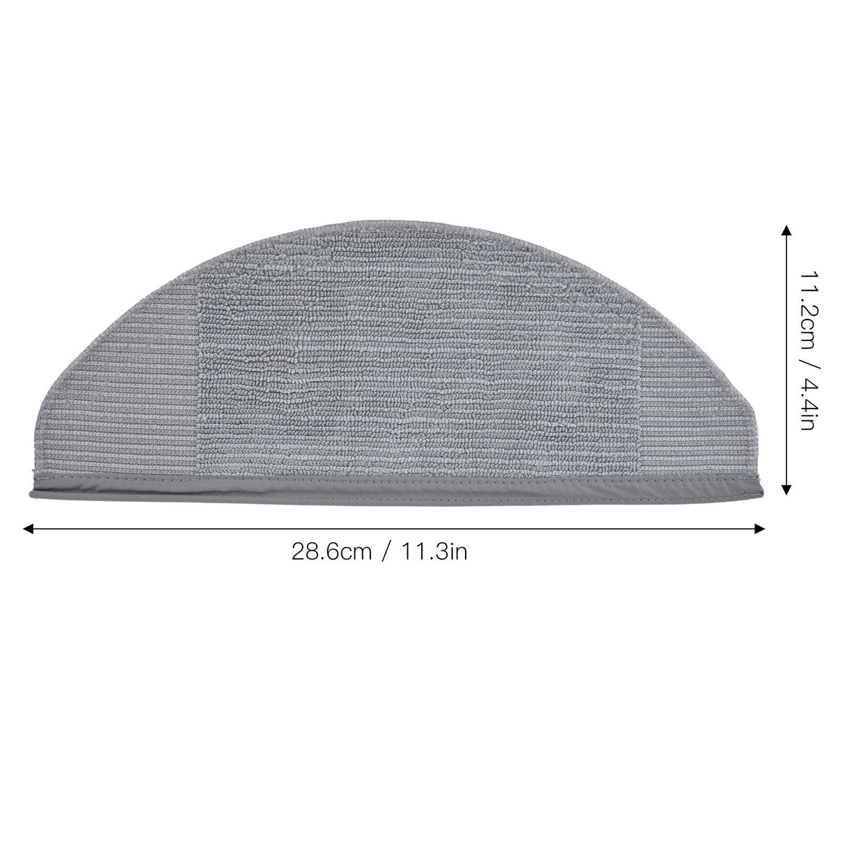 2Pcs Robot Vacuum Replacement Mopping Cloths Strong Water Absorption Soft Microfiber Washable Replacement Mopping Cloths