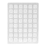 3pcs Silicone Baking Mould Multifunctional 48 Holes Silicone Cake Mold for Pudding Chocolate CookiesPrimary Color