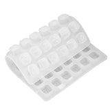 3pcs Silicone Baking Mould Multifunctional 48 Holes Silicone Cake Mold for Pudding Chocolate CookiesPrimary Color