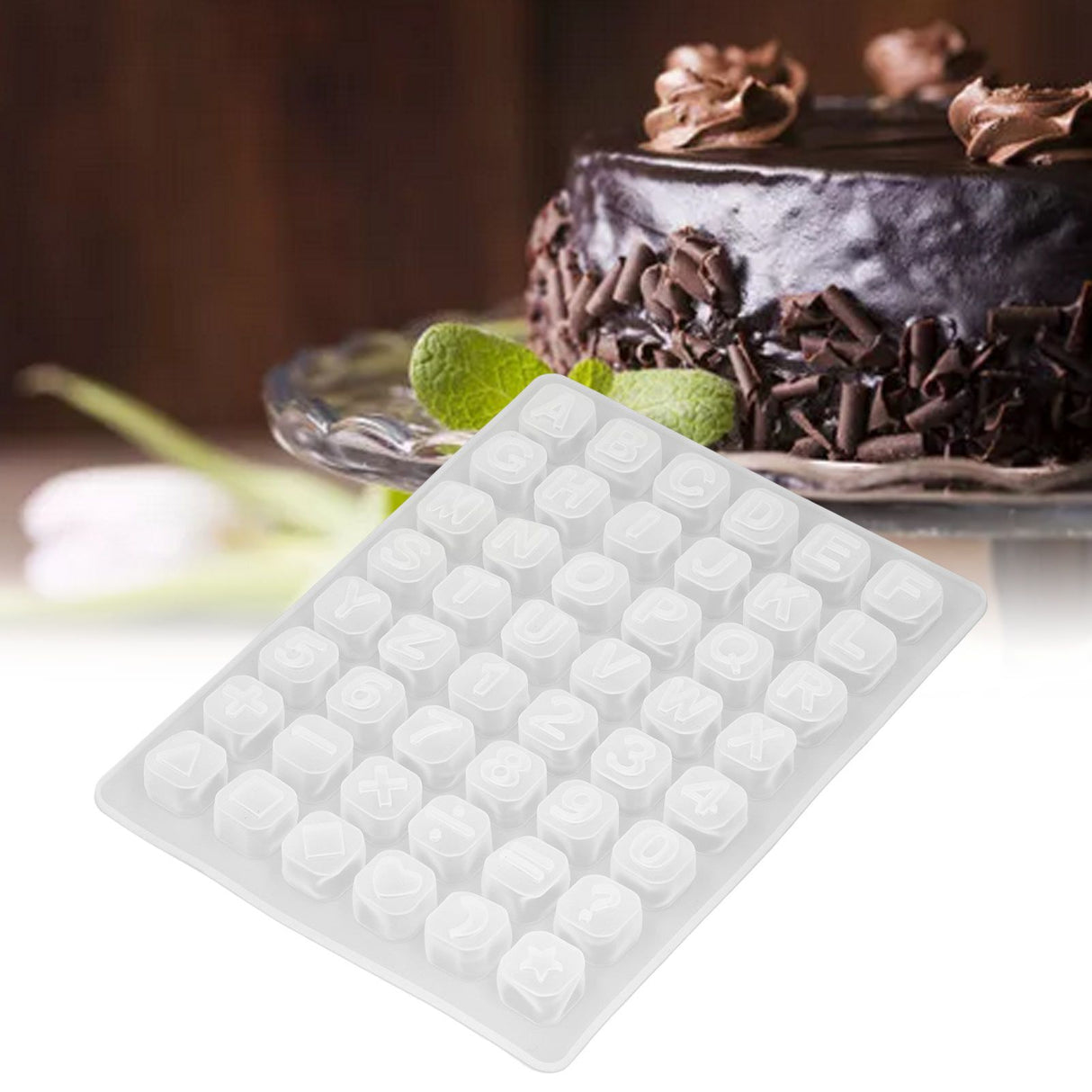 3pcs Silicone Baking Mould Multifunctional 48 Holes Silicone Cake Mold for Pudding Chocolate CookiesPrimary Color