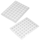 3pcs Silicone Baking Mould Multifunctional 48 Holes Silicone Cake Mold for Pudding Chocolate CookiesPrimary Color - Extra Image