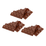 3pcs Silicone Mould 24‑Hole Soft Semi Sphere Baking Mold for Chocolate Jelly Mousse Soap - 45-Degree Angle