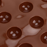 3pcs Silicone Mould 24‑Hole Soft Semi Sphere Baking Mold for Chocolate Jelly Mousse Soap - Extra Image