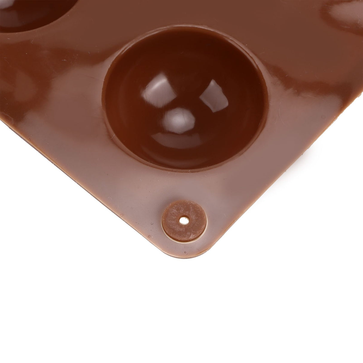 3pcs Silicone Mould 24‑Hole Soft Semi Sphere Baking Mold for Chocolate Jelly Mousse Soap