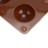 3pcs Silicone Mould 24‑Hole Soft Semi Sphere Baking Mold for Chocolate Jelly Mousse Soap - Extra Image
