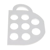8 Holes Capsule Coffee Stand Cup Shape Acrylic Coffee Pods Storage Holder with Bamboo Base - Extra Image