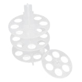 30 Holes Coffee Carousel Holder Coffee Pod Organizer Storage Rack Acrylic Modern Design for Home Office - Top-Down View