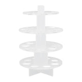 30 Holes Coffee Carousel Holder Coffee Pod Organizer Storage Rack Acrylic Modern Design for Home Office