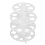 30 Holes Coffee Carousel Holder Coffee Pod Organizer Storage Rack Acrylic Modern Design for Home Office - Close-Up Angle