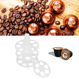 30 Holes Coffee Carousel Holder Coffee Pod Organizer Storage Rack Acrylic Modern Design for Home Office
