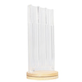 Coffee Capsule Holder Acrylic Bamboo Wood 48 Holes Rotatable Pod Rack Stand for Home - Extra Image