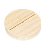Coffee Capsule Holder Acrylic Bamboo Wood 48 Holes Rotatable Pod Rack Stand for Home - Extra Image