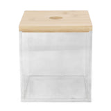 Clear Acrylic Coffee Capsule Holder Box with Lid Storage Box for Coffee Shop for Home