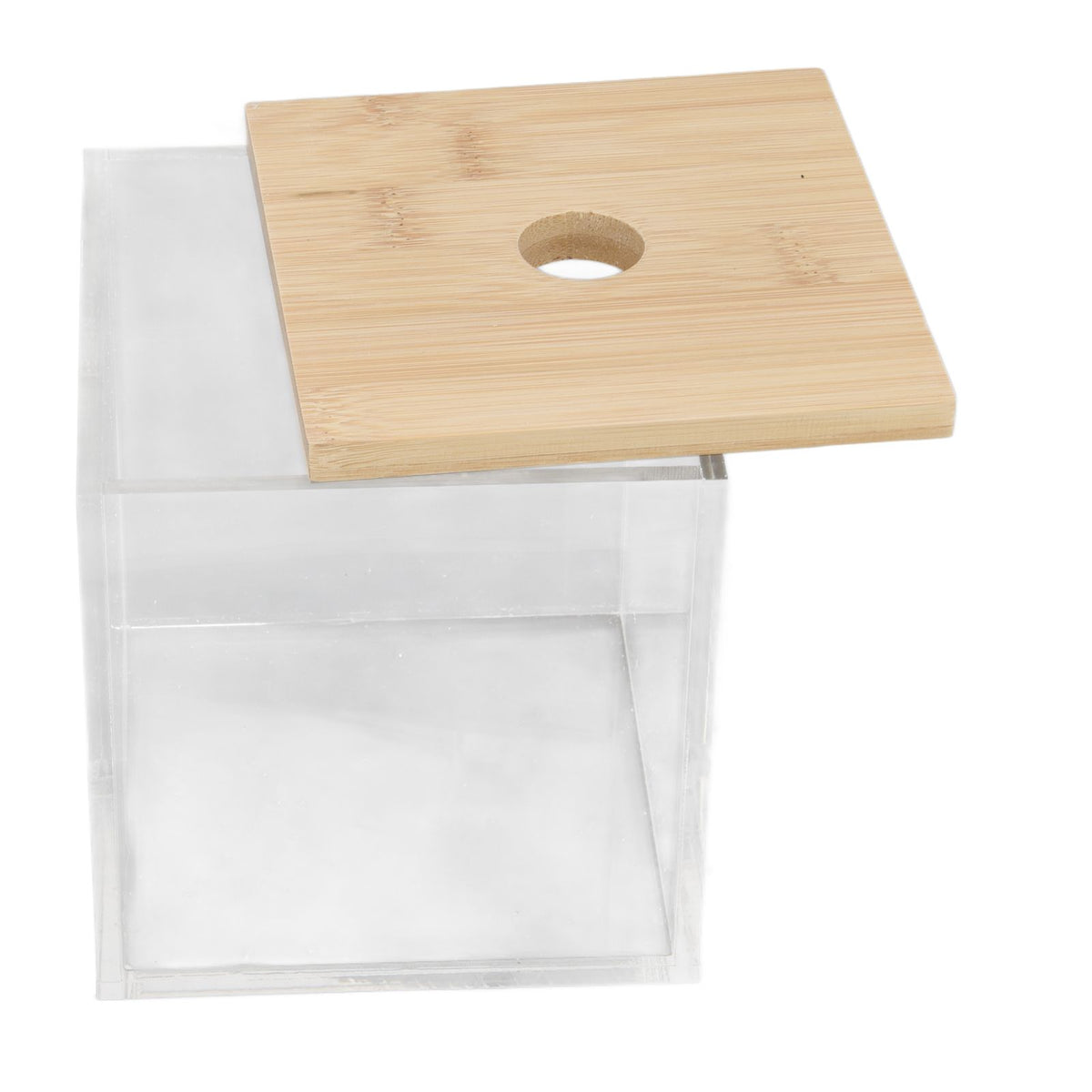 Clear Acrylic Coffee Capsule Holder Box with Lid Storage Box for Coffee Shop for Home