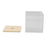 Clear Acrylic Coffee Capsule Holder Box with Lid Storage Box for Coffee Shop for Home - Close-Up Angle
