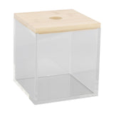 Clear Acrylic Coffee Capsule Holder Box with Lid Storage Box for Coffee Shop for Home